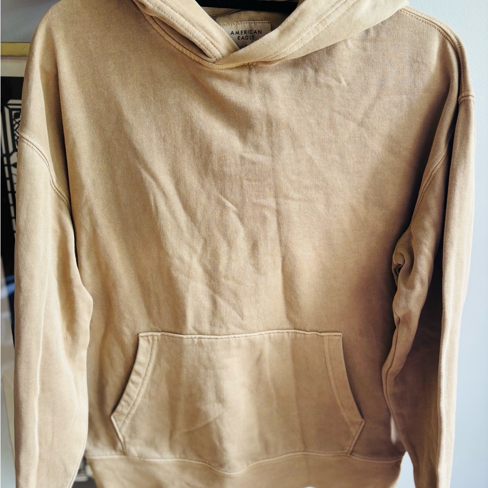 American Eagle Outfitters Tan Hoodie